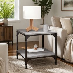 Stylish Grey Sonoma Coffee Table with Sturdy Build