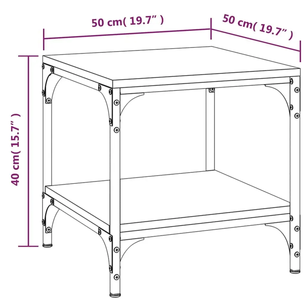 Grey Sonoma Coffee Table with Sturdy Build