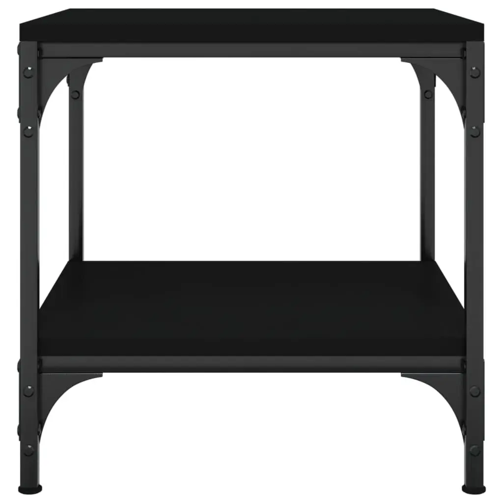 Black Industrial Side Table 40x40x40cm