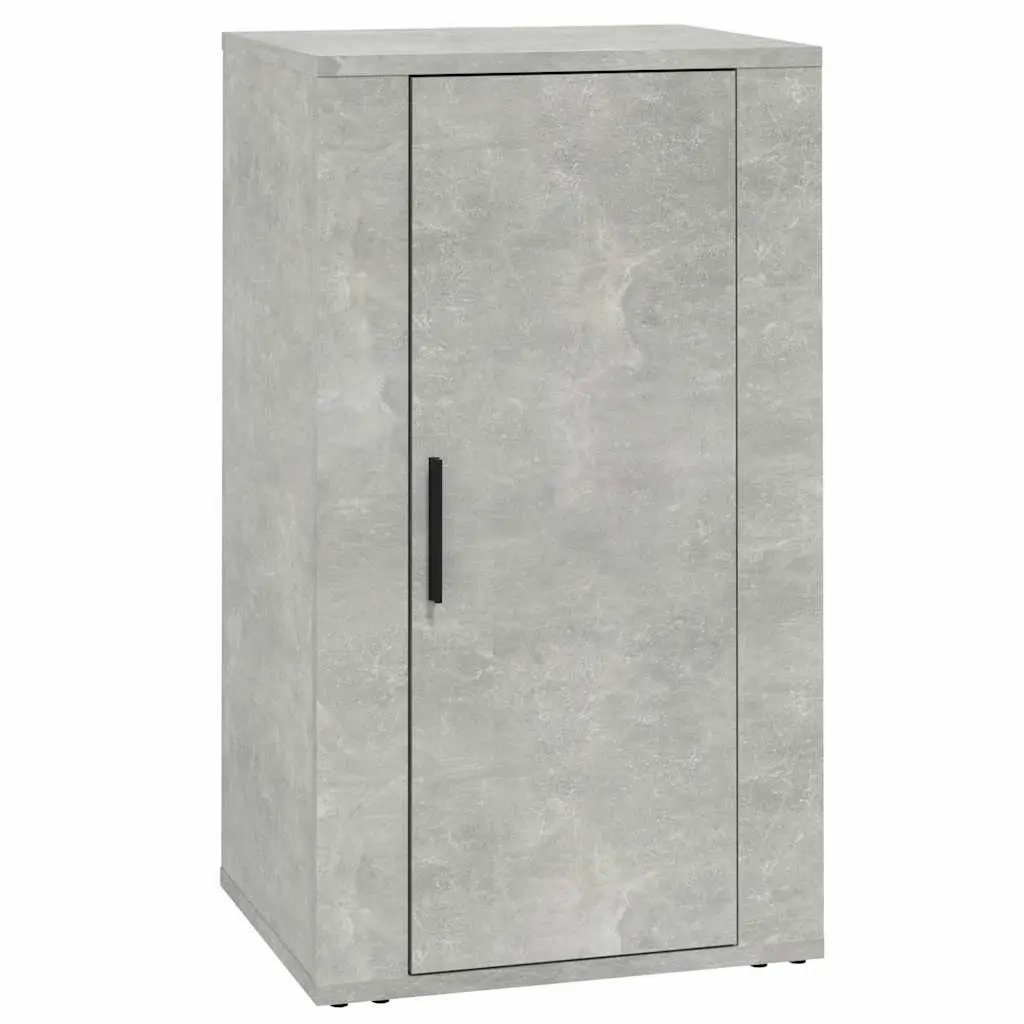 Grey Engineered Wood Sideboard Cabinet with Spacious Compartment