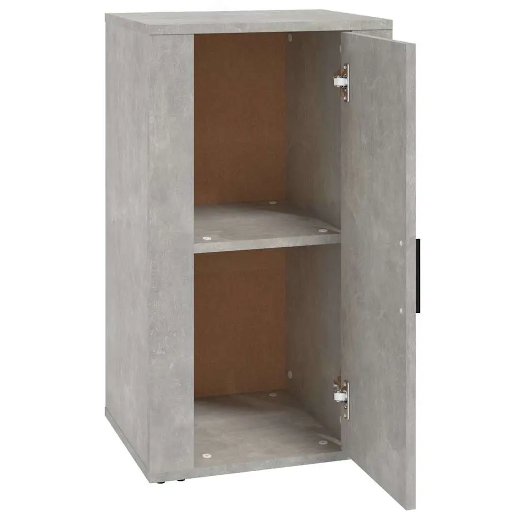 Grey Engineered Wood Sideboard Cabinet with Spacious Compartment