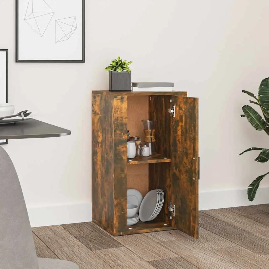 Brown Engineered Wood Sideboard Storage Cabinet