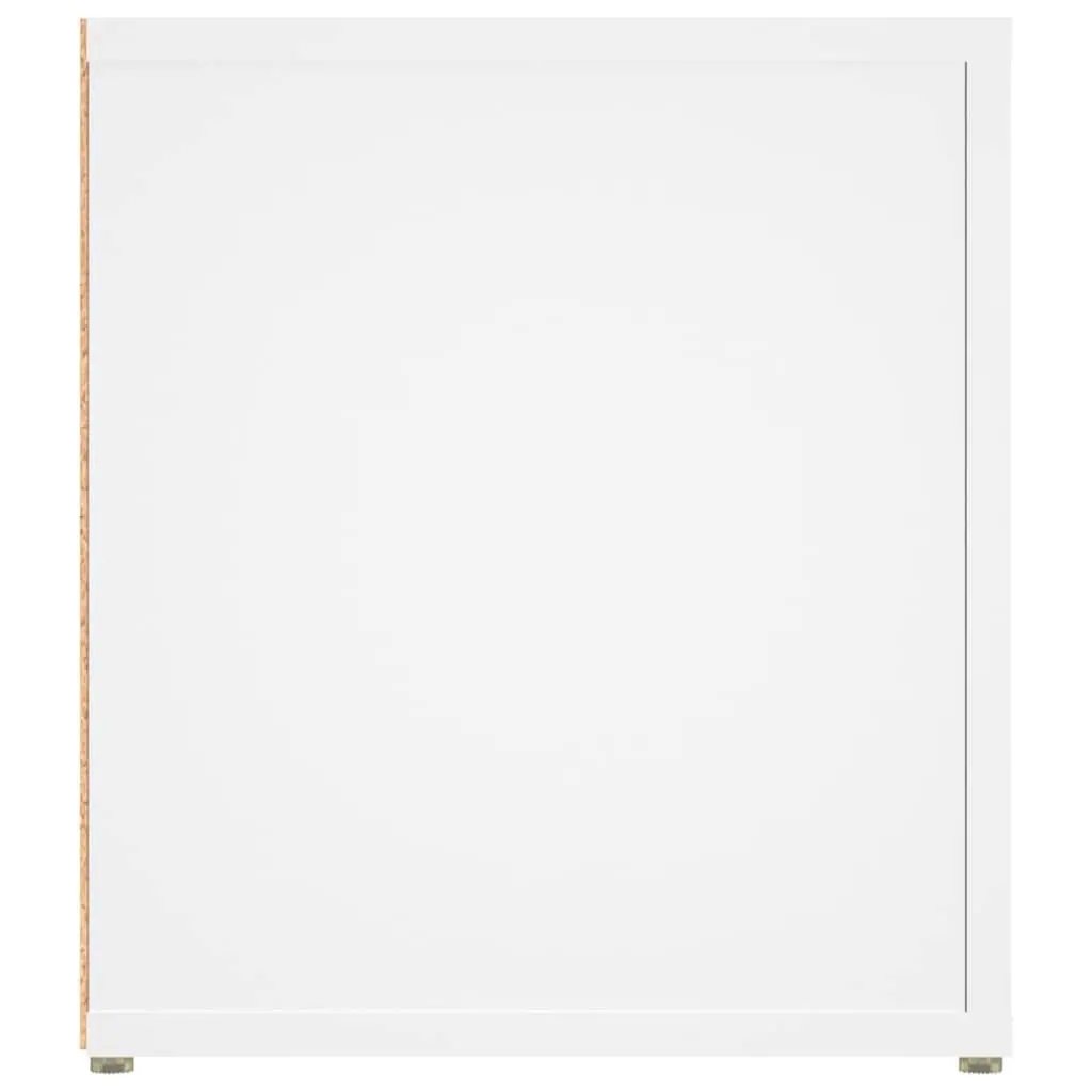 2-Piece White TV Cabinets with Ample Storage