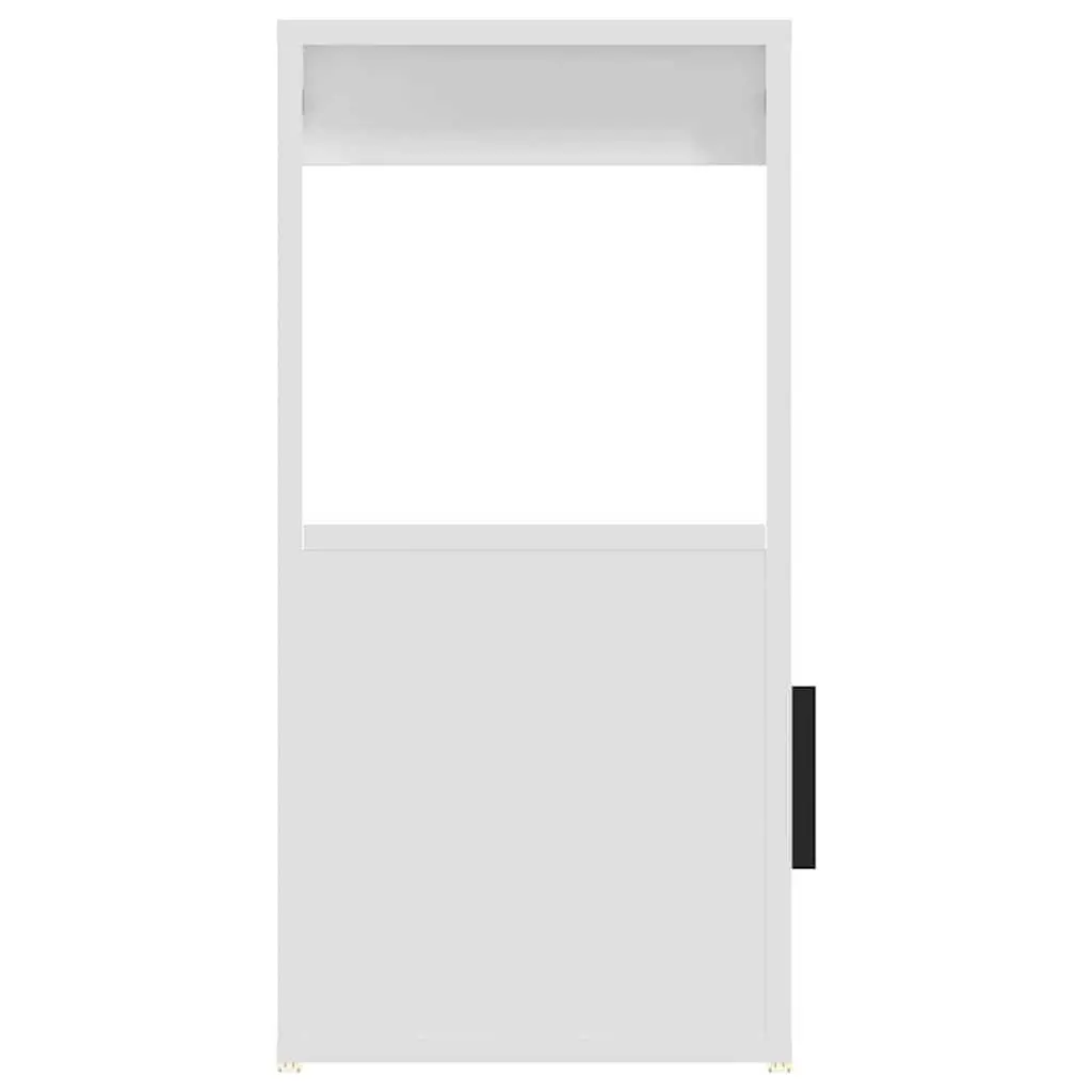 White Sideboard for Living Room Storage 80x30x60 cm