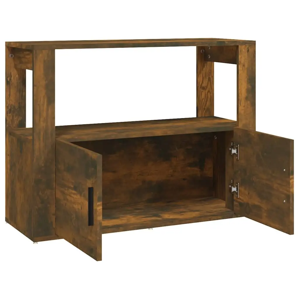Smoked Oak Sideboard Cabinet for Organized Storage