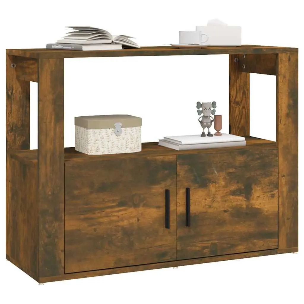Smoked Oak Sideboard Cabinet for Organized Storage