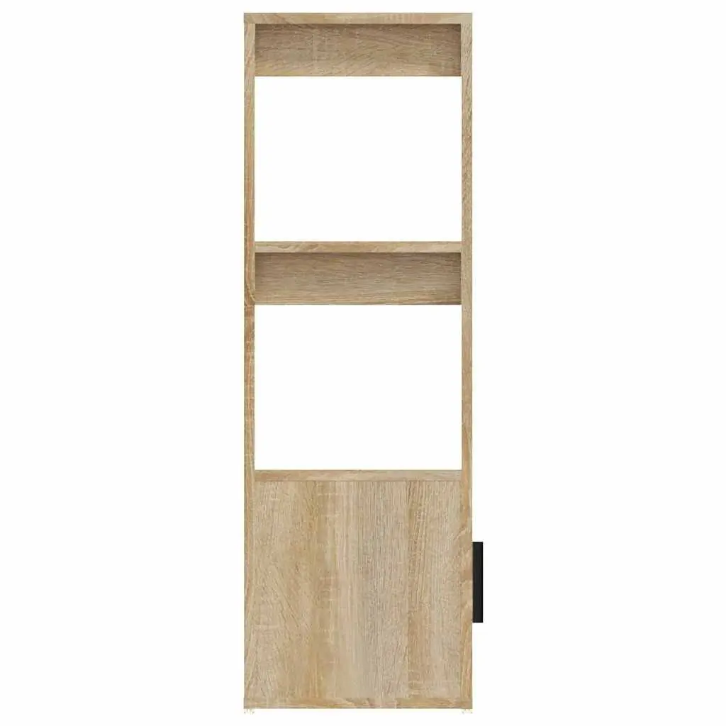 Brown Engineered Wood Sideboard with Storage Doors