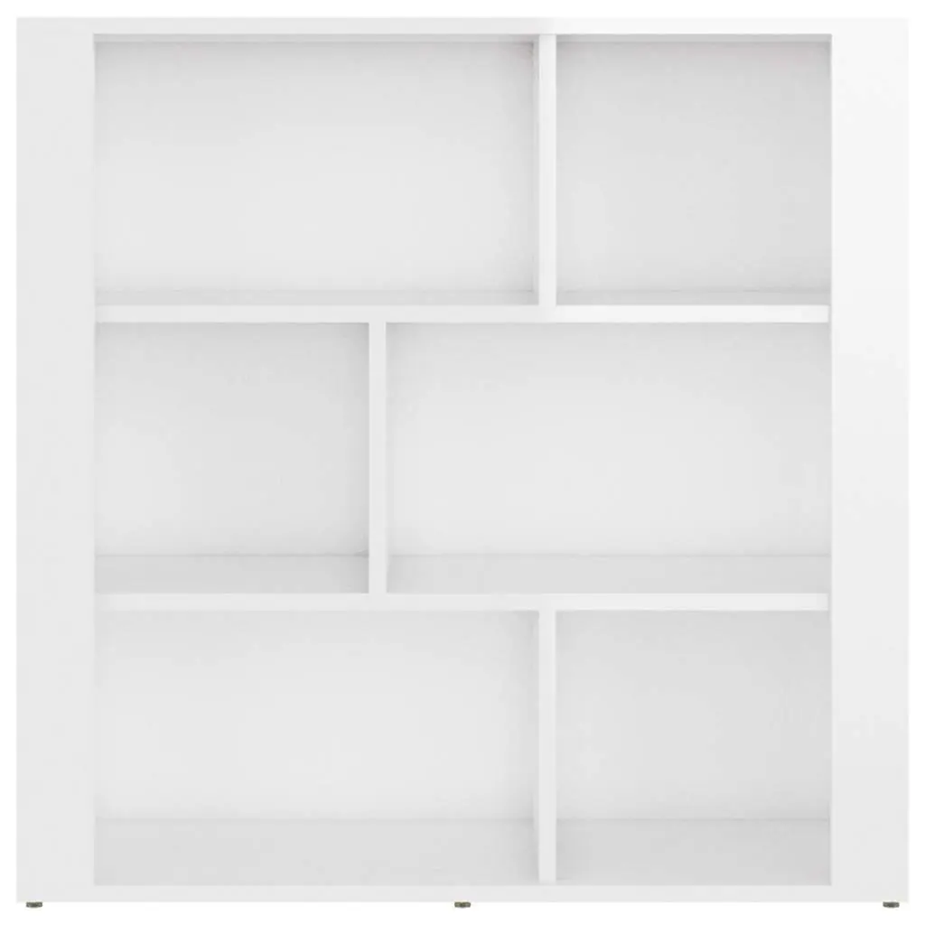 Sideboard Engineered Wood 80 x 30 x 80 cm High Gloss White