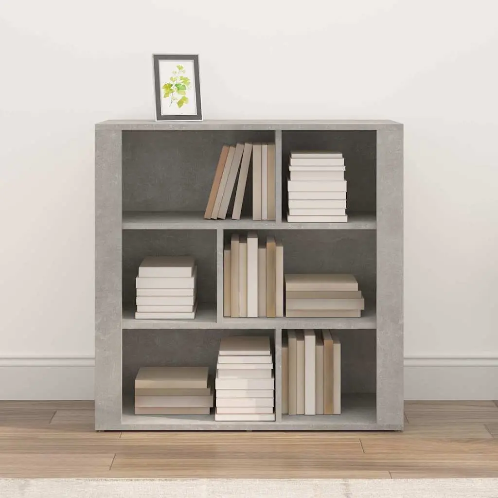 Grey Sideboard 80x30x80 cm Engineered Wood Storage