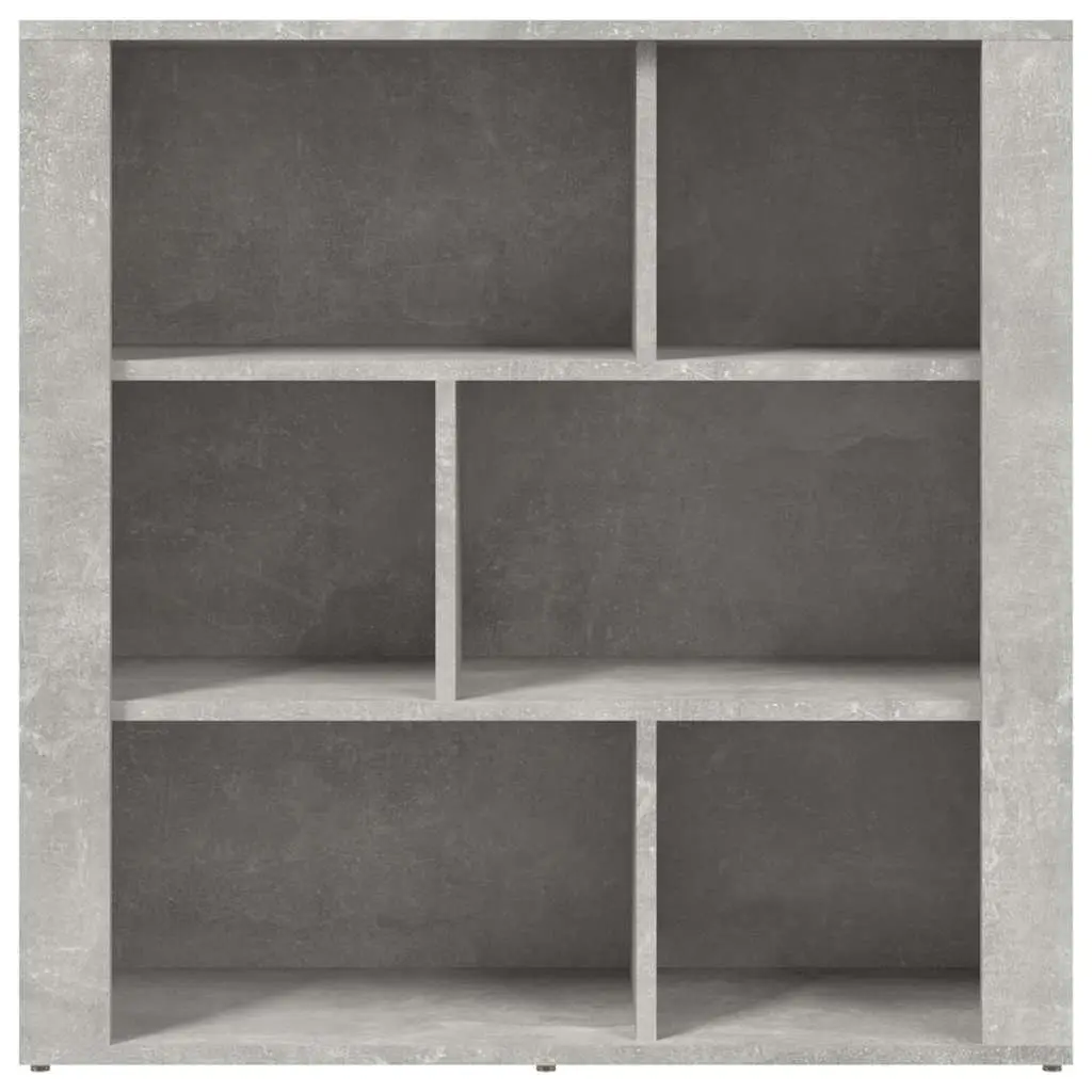 Grey Sideboard 80x30x80 cm Engineered Wood Storage