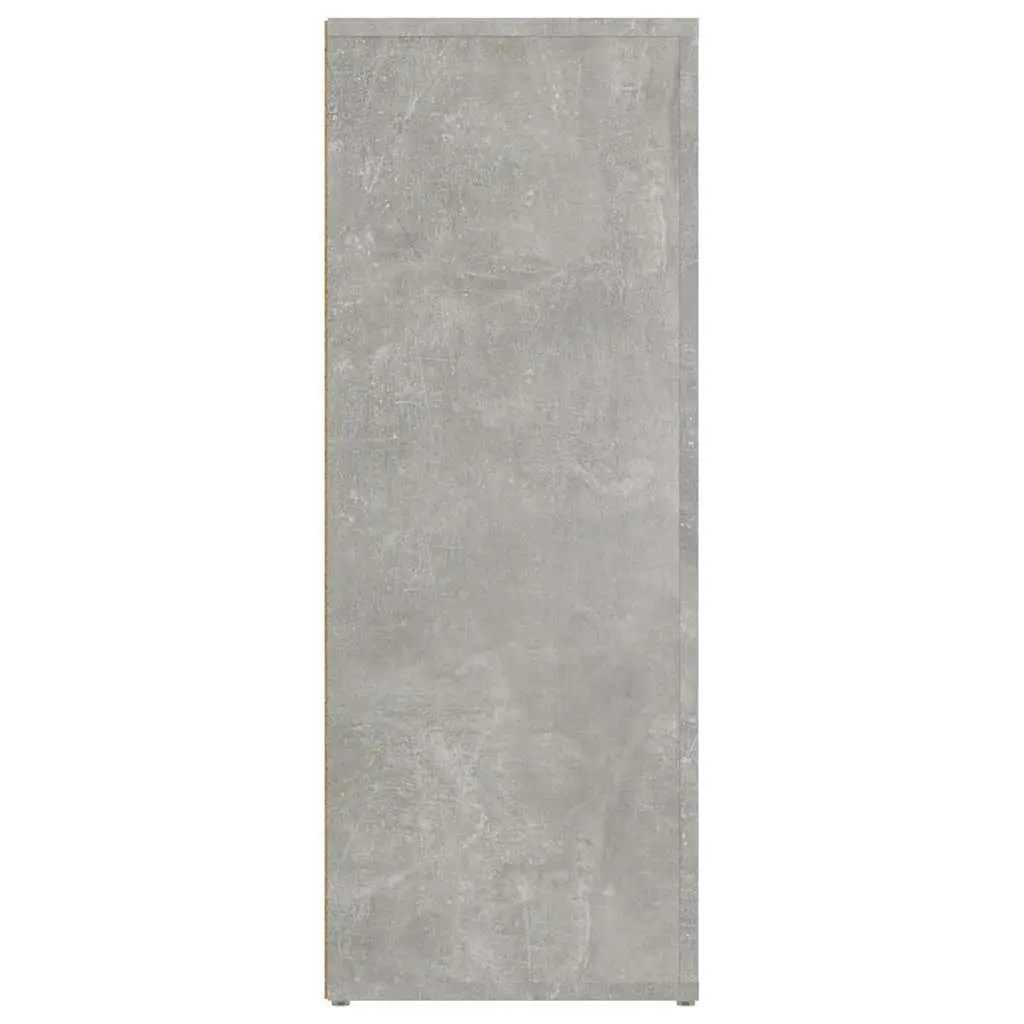 Grey Sideboard 80x30x80 cm Engineered Wood Storage