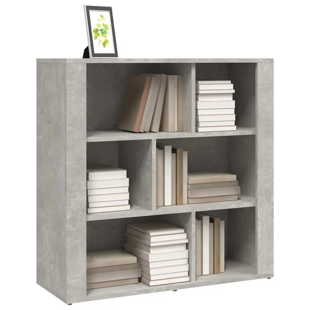 Grey Sideboard 80x30x80 cm Engineered Wood Storage
