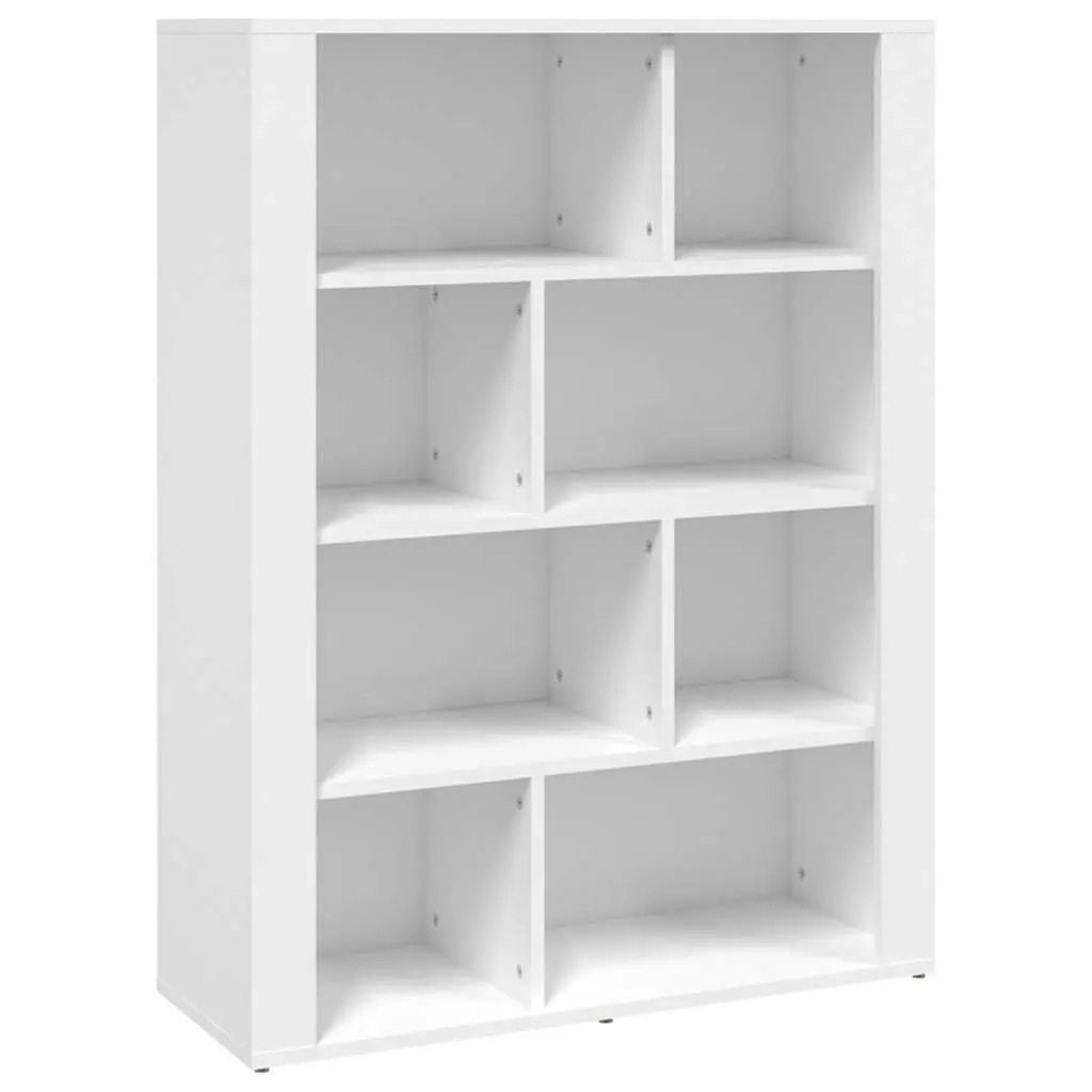 Sideboard White Storage Cabinet Engineered Wood Living Room Buffet Furniture