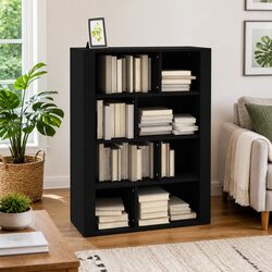 Elegant Black Sideboard Storage Cabinet for Living Rooms