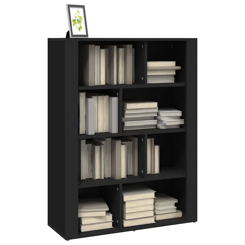 Sideboard Engineered Wood 80W x 30D x 106H cm Black