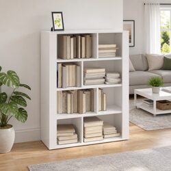Elegant White High Gloss Sideboard Cabinet for Storage