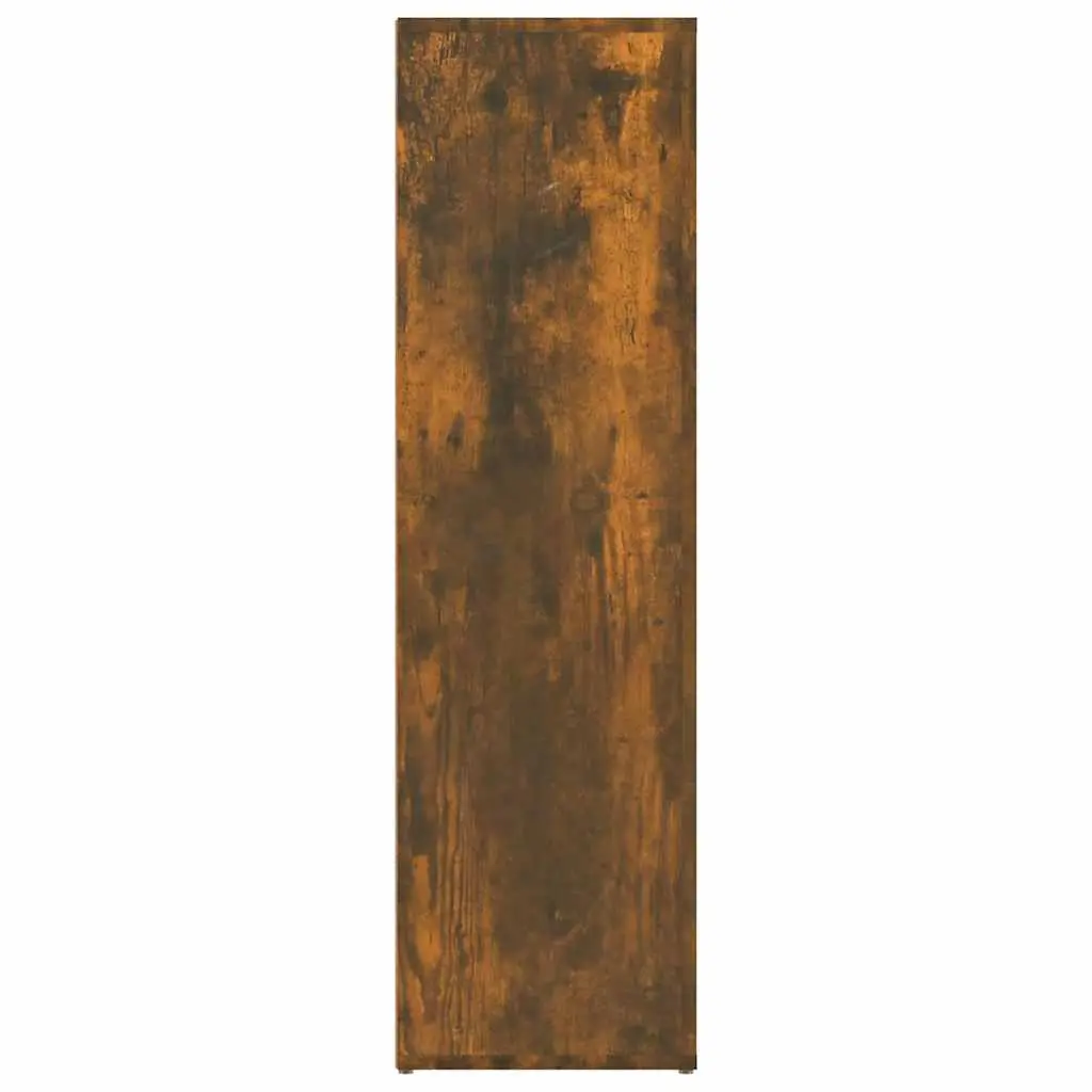 Brown Engineered Wood Storage Cabinet with Compartments