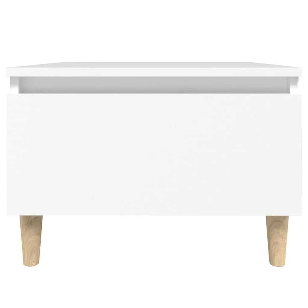White End Table with Drawer for Organized Storage