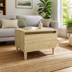 Sonoma Oak Brown Engineered Wood End Table