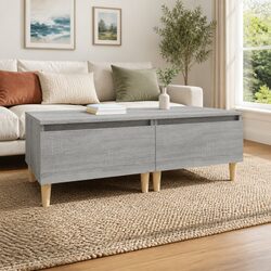 Stylish Grey Side Tables Set - Scandinavian Design
