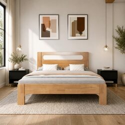Elegant Black Bedside Tables Set of 2 with Storage