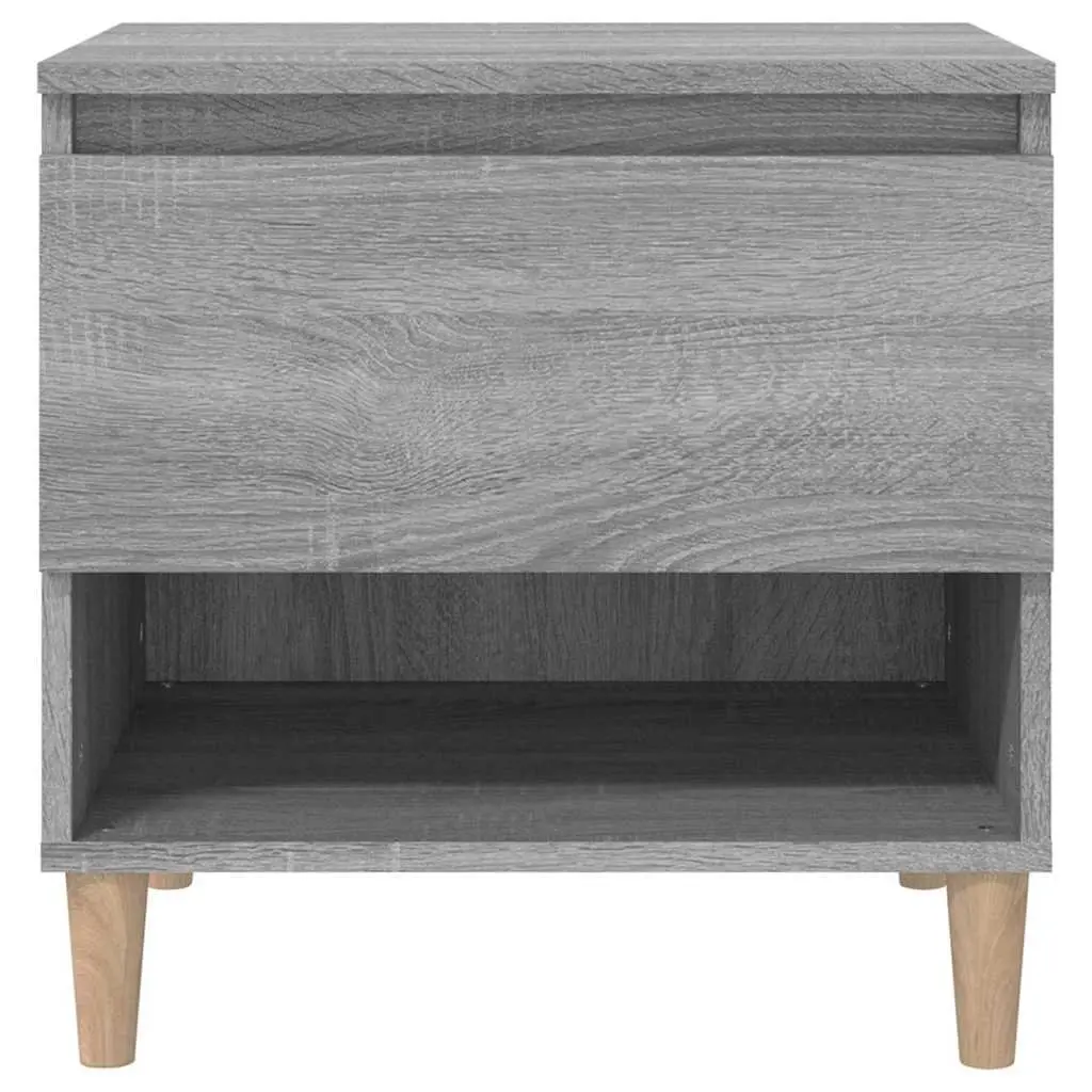 Bedside Tables 2 pcs Grey Sonoma 50x46x50 cm Engineered Wood Nightstands