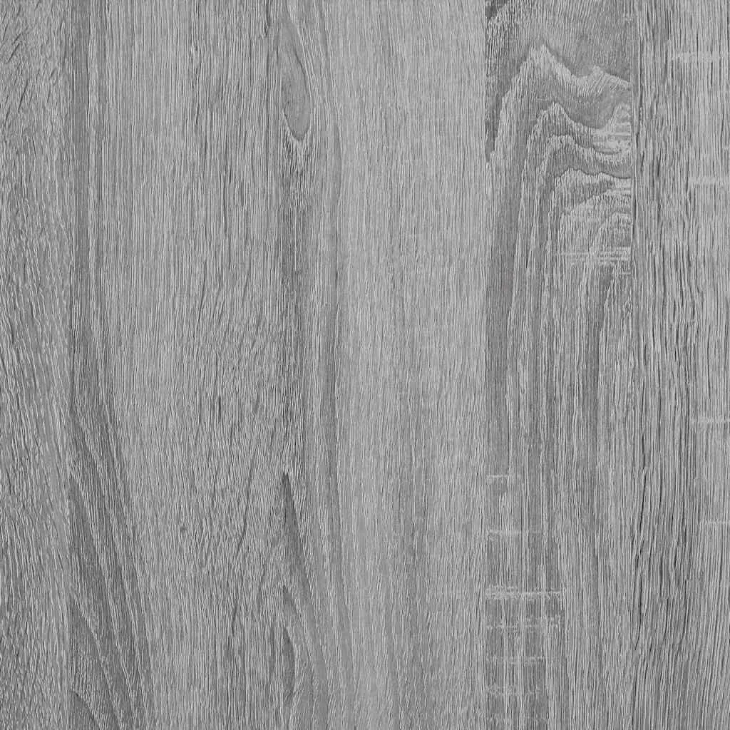 End Tables Engineered Wood Grey 50 x 46 x 50 cm Industrial Style 2 pcs