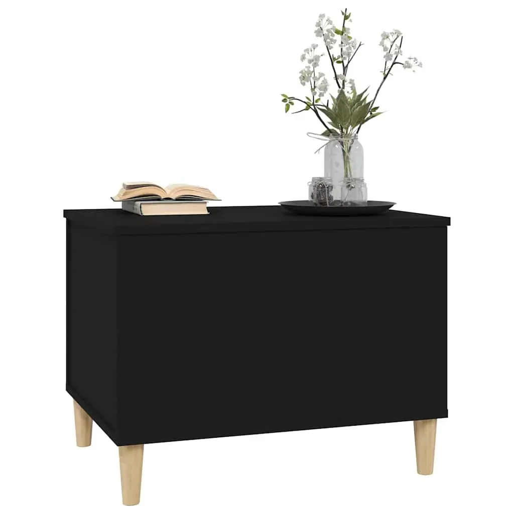 Lift-Top Coffee Table Engineered Wood 60x44.5x45 cm Black