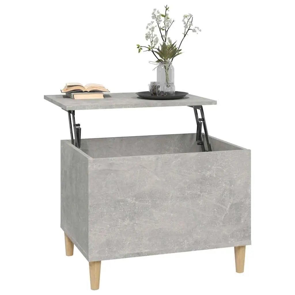 Lift-Top Coffee Table with Storage in Grey