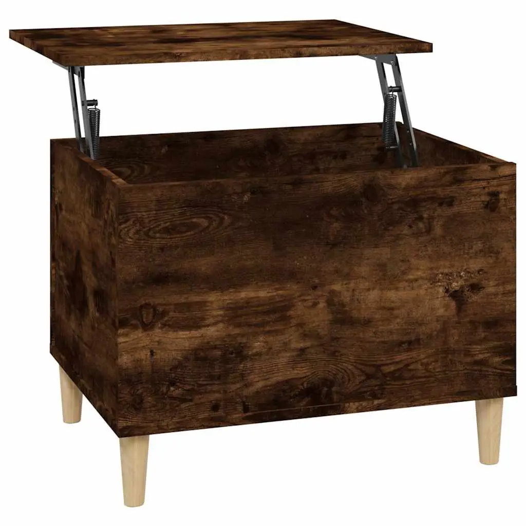 Lift Top Coffee Table Engineered Wood Brown 60 x 44.5 x 45 cm