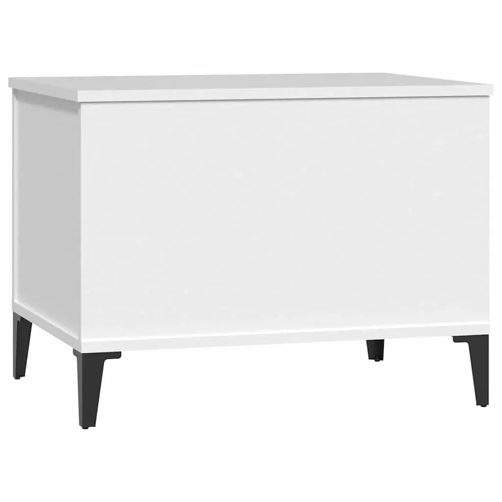 Lift-Top Coffee Table in White with Storage