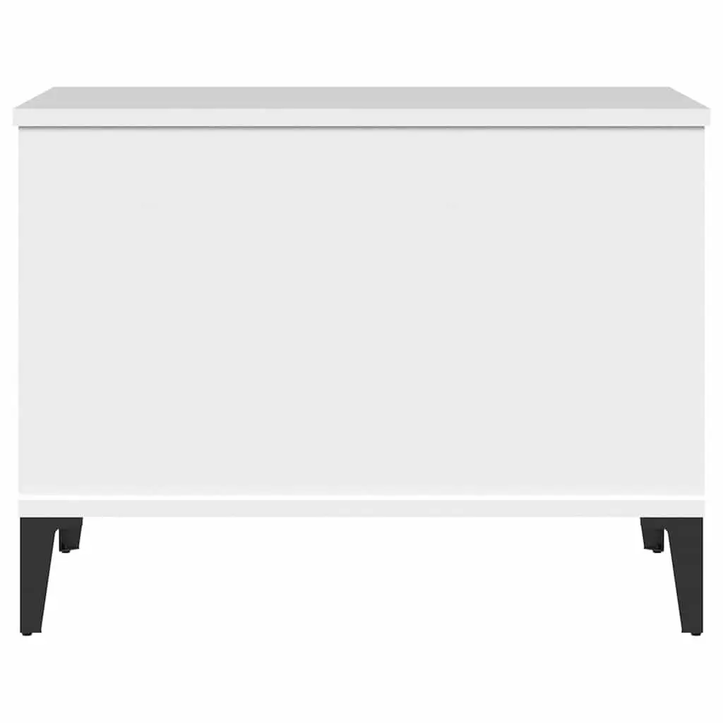 Lift-Top Coffee Table in White with Storage