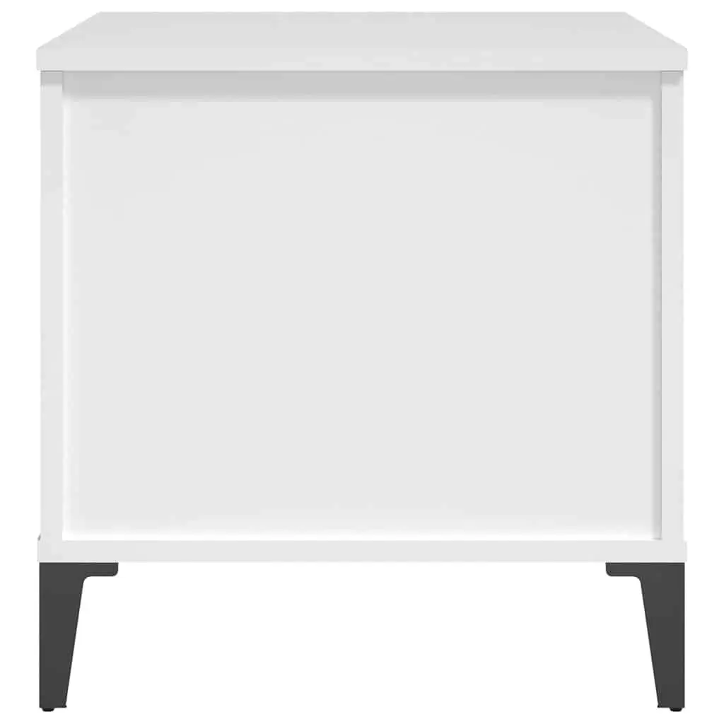Lift-Top Coffee Table in White with Storage