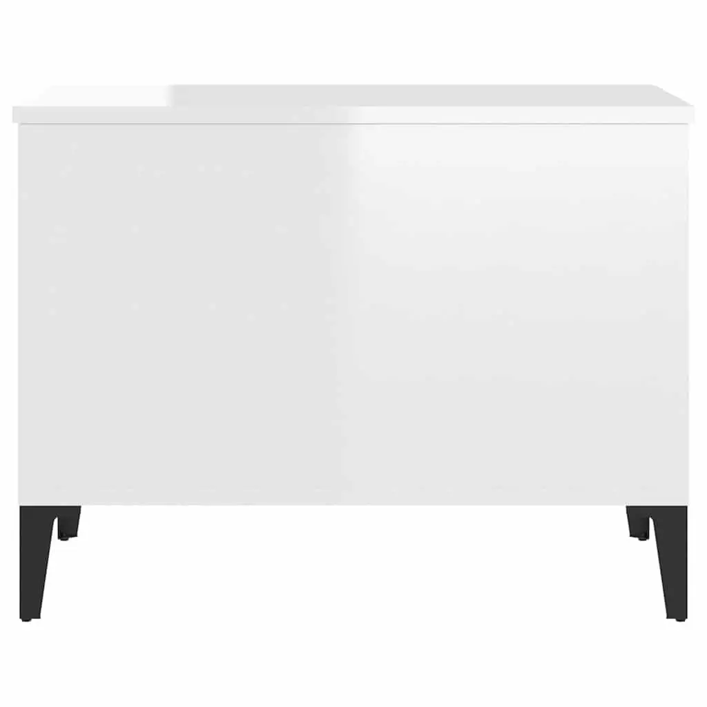 Coffee Table Engineered Wood 60x44.5x45 cm White