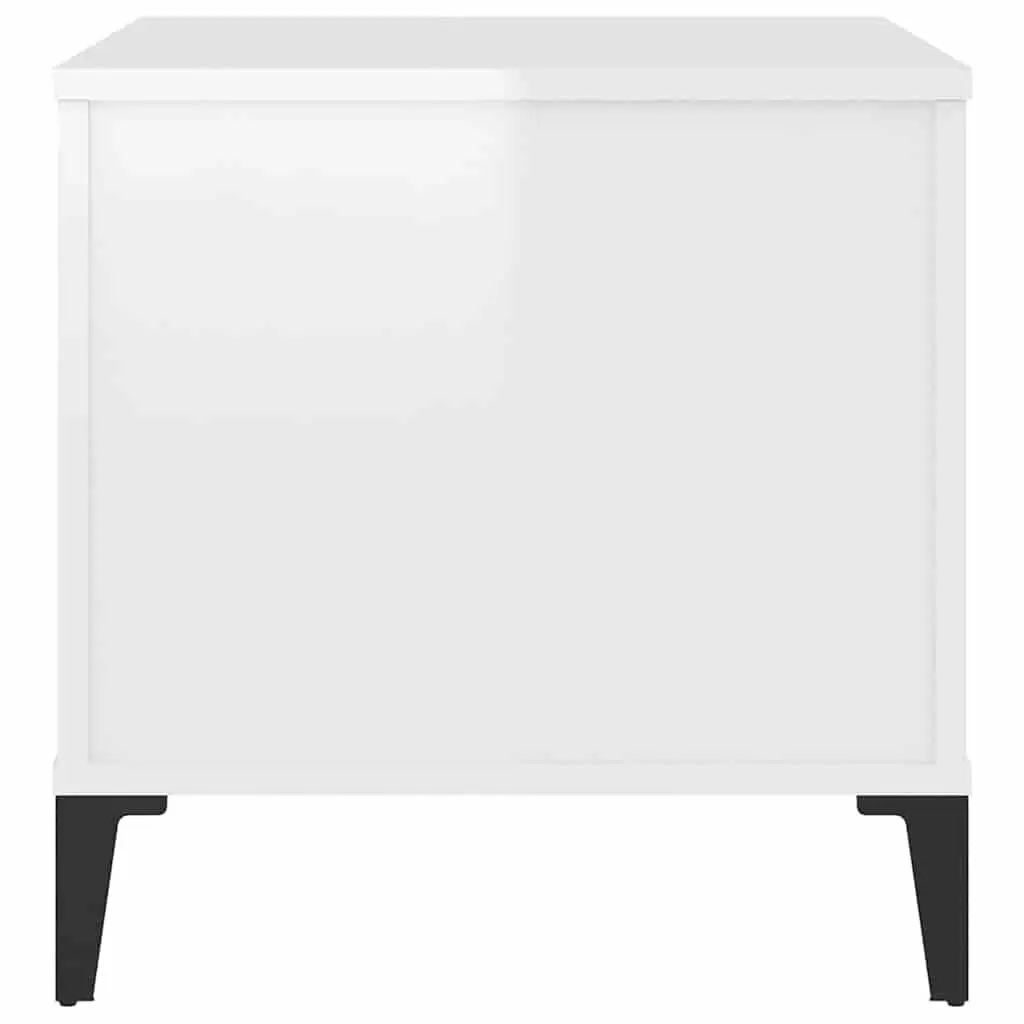 Coffee Table Engineered Wood 60x44.5x45 cm White
