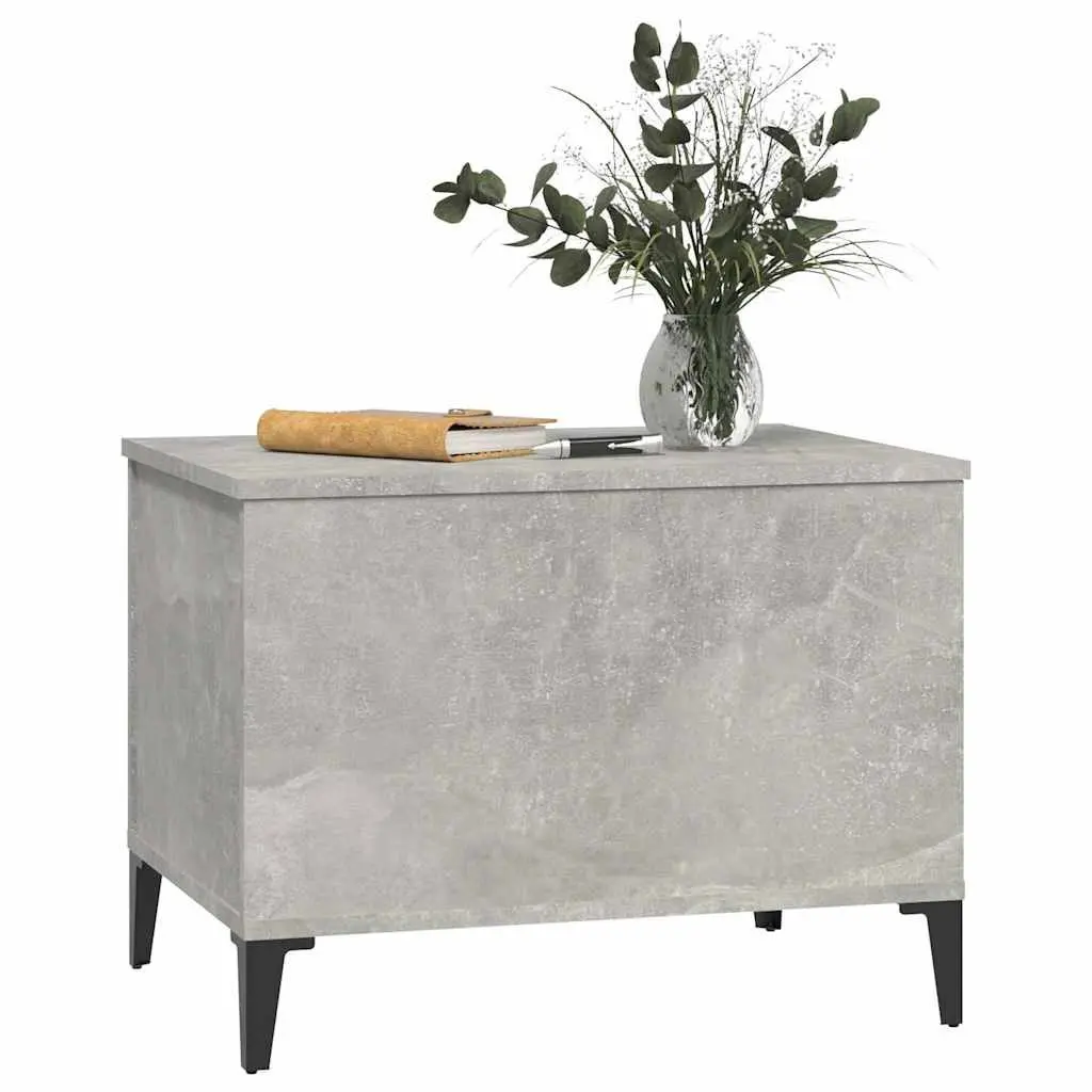 Lift Top Coffee Table with Storage Grey Wood
