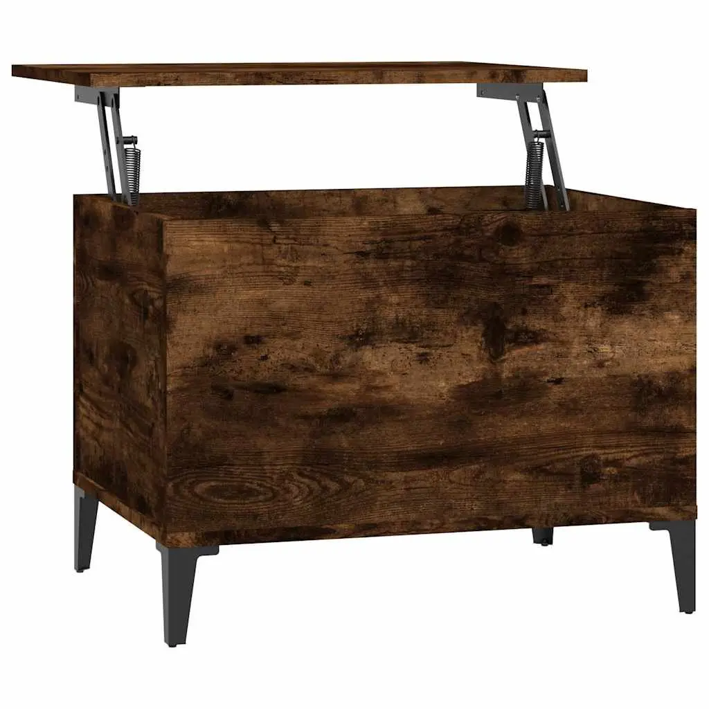 Lift-Top Coffee Table in Smoked Oak Brown