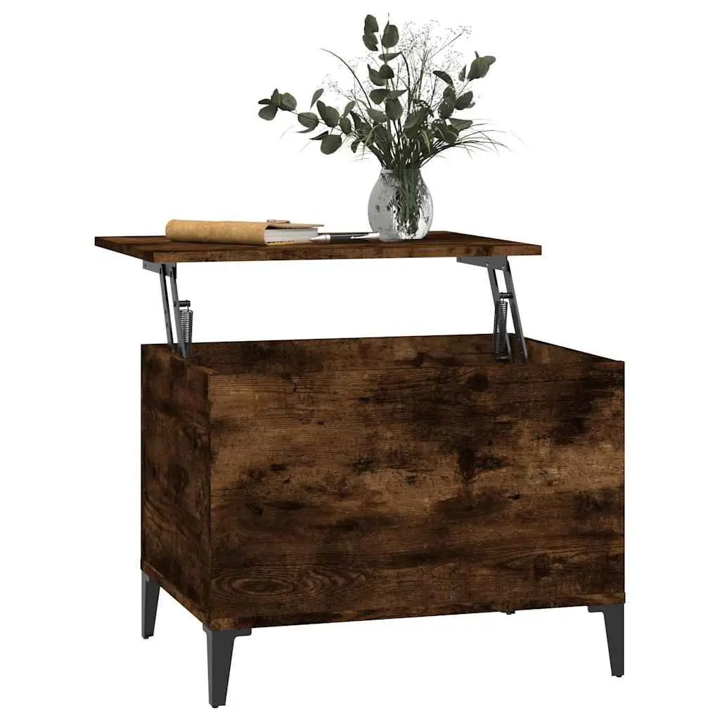 Lift-Top Coffee Table in Smoked Oak Brown