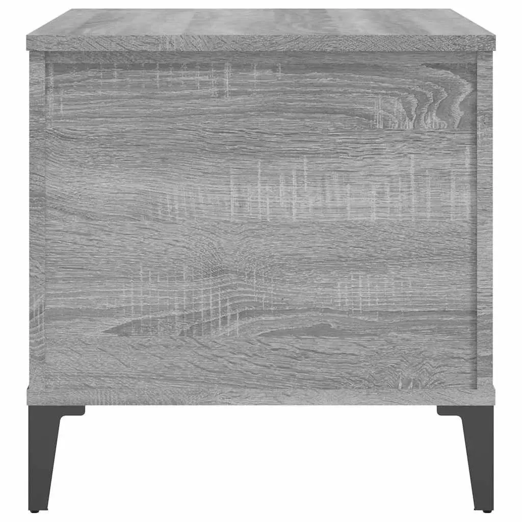 Grey Lift-Top Coffee Table with Storage