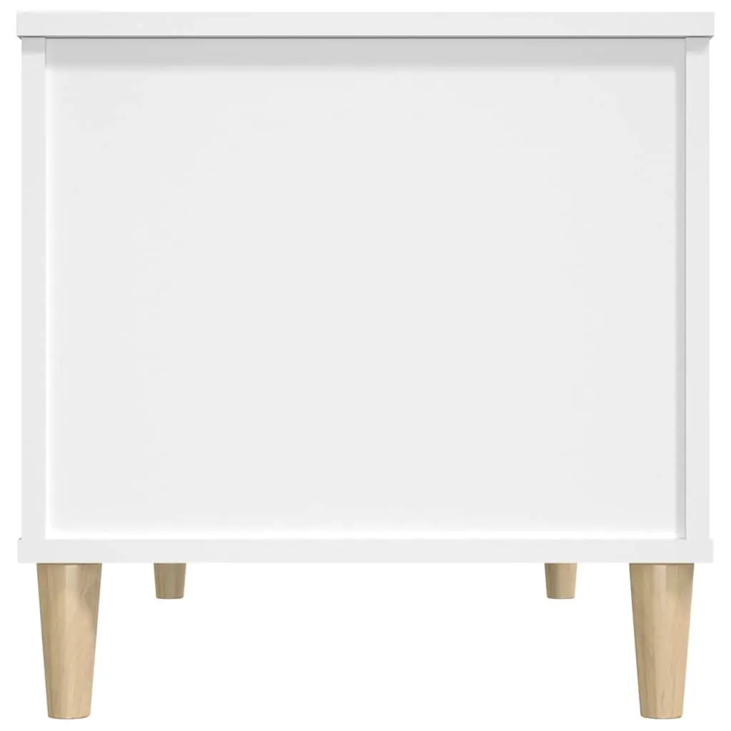 White Lift-Top Coffee Table with Storage Compartment