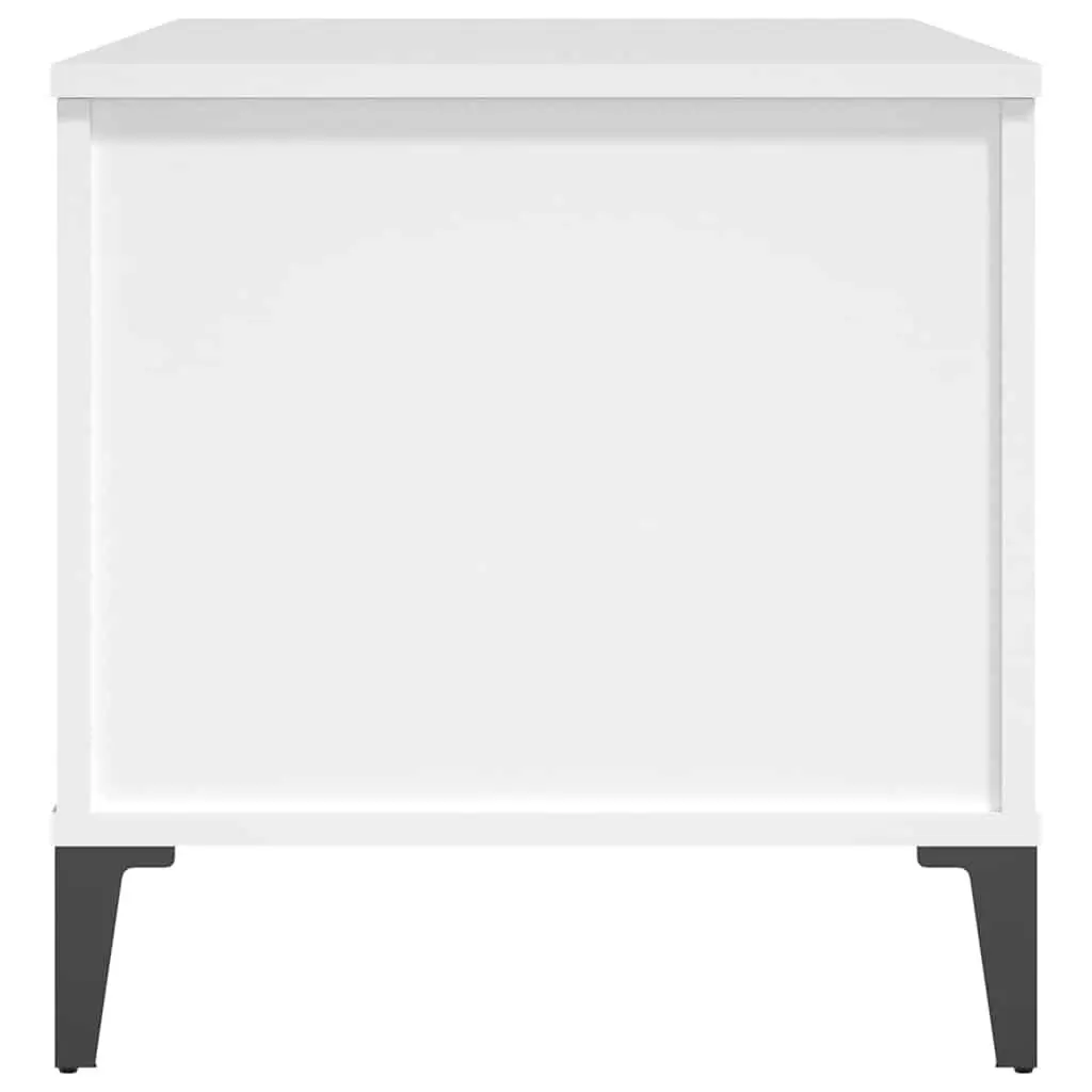 White Lift-Top Coffee Table with Storage