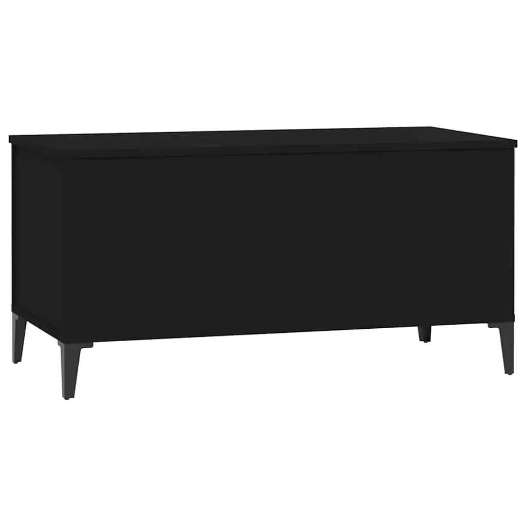 Lift-Top Coffee Table Engineered Wood 90 x 44.5 x 45 cm Black