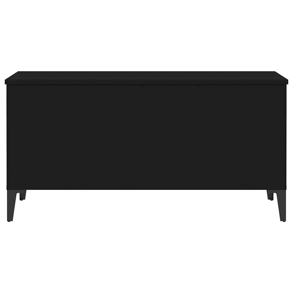 Lift-Top Coffee Table Engineered Wood 90 x 44.5 x 45 cm Black