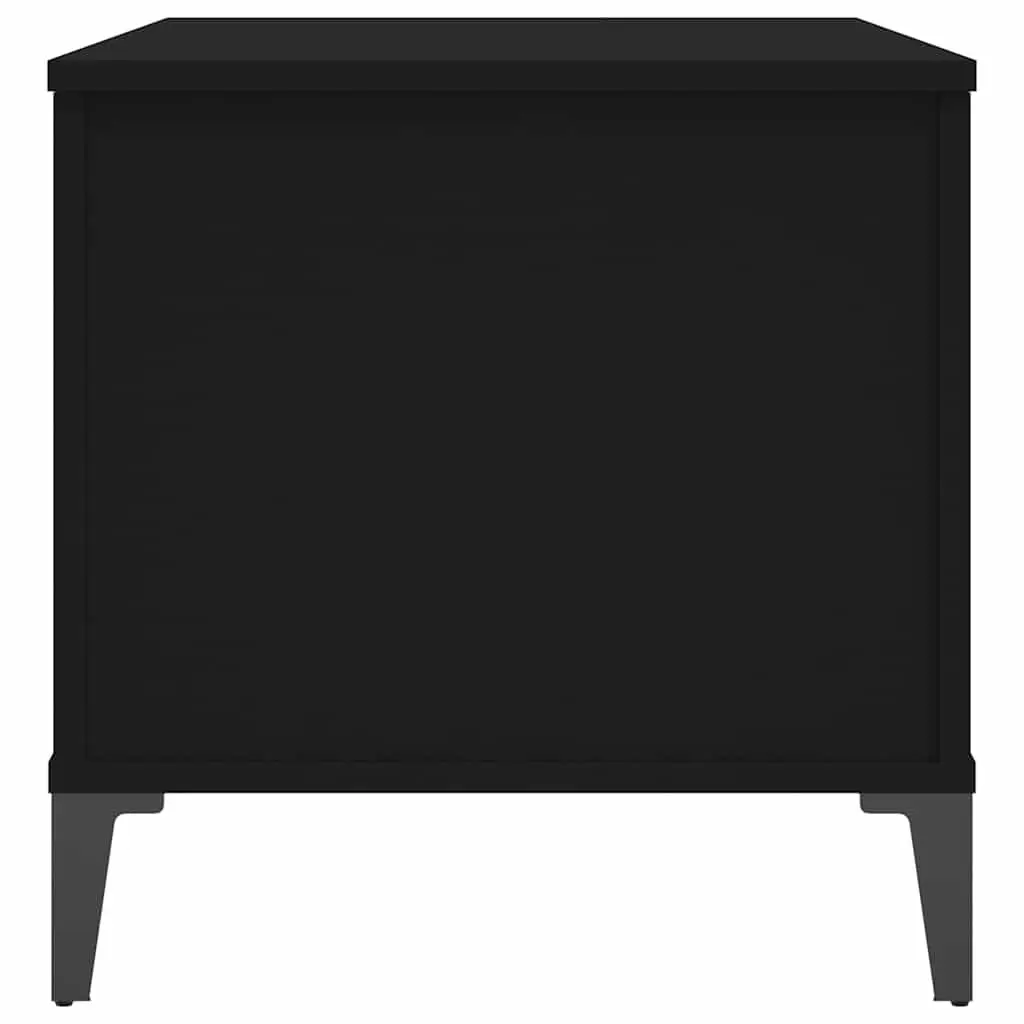 Lift-Top Coffee Table Engineered Wood 90 x 44.5 x 45 cm Black
