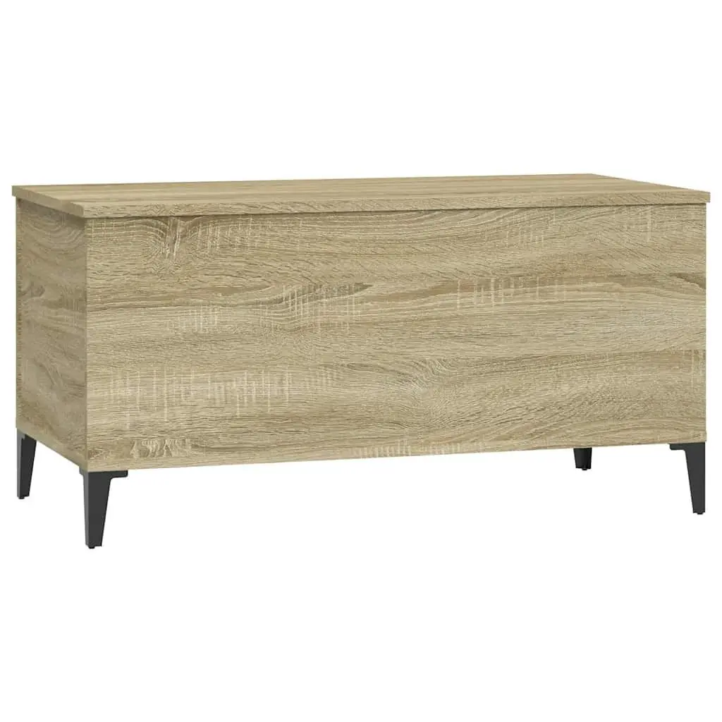 Brown Coffee Table with Lift-Top Storage