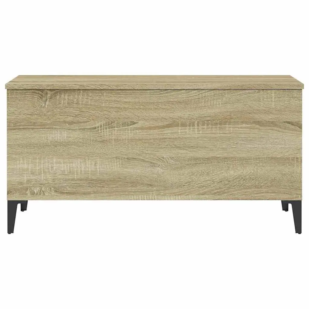 Brown Coffee Table with Lift-Top Storage