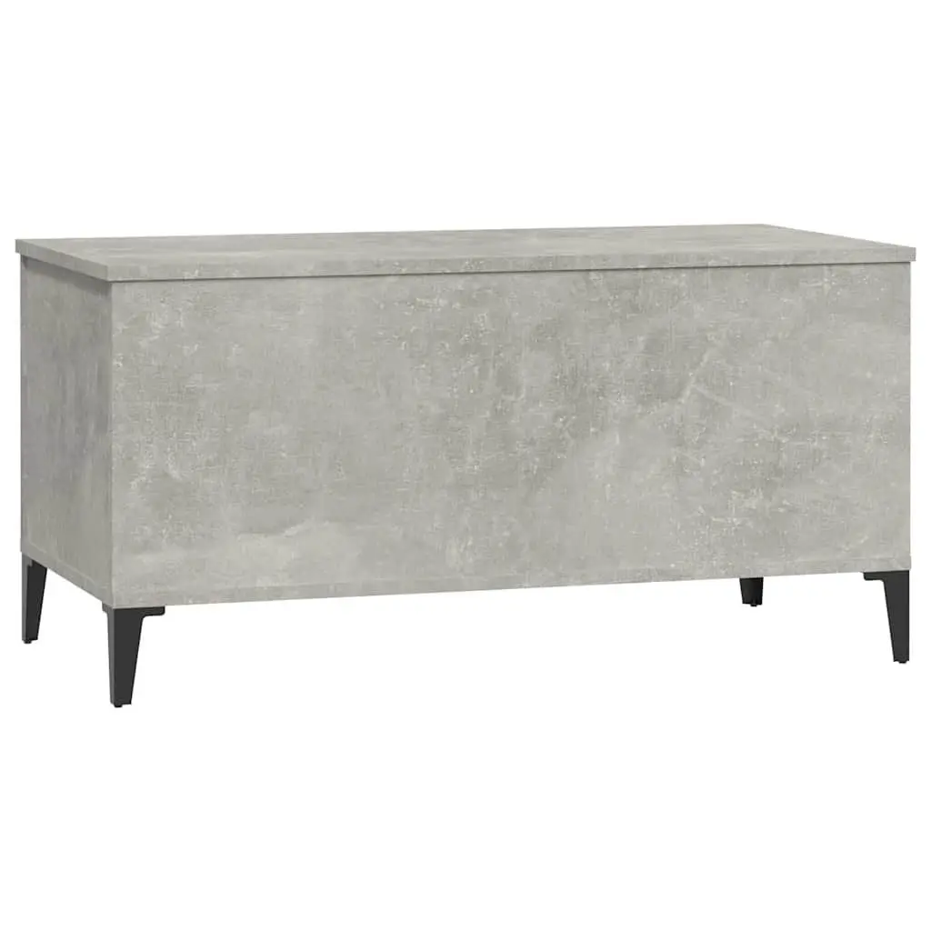 Lift-Top Coffee Table Engineered Wood Grey 90L x 44.5W x 45H cm
