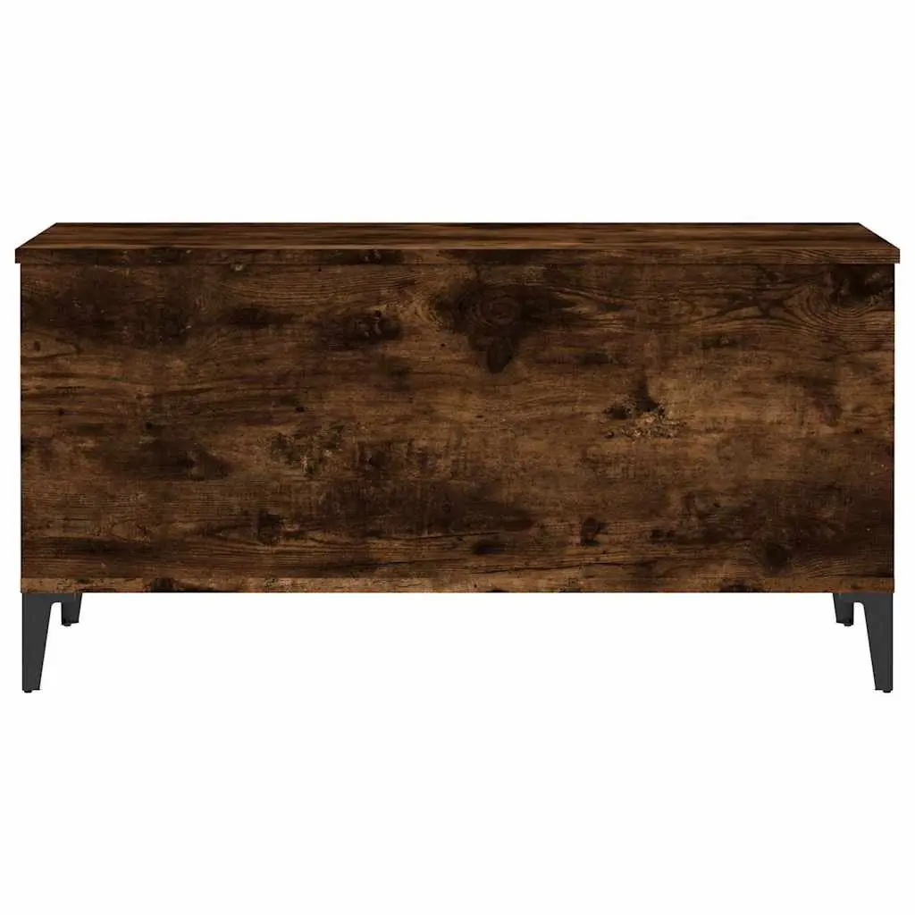 Brown Lift-Top Coffee Table with Hidden Storage