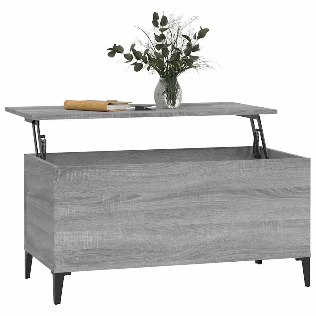 Lift-Top Coffee Table in Grey Sonoma