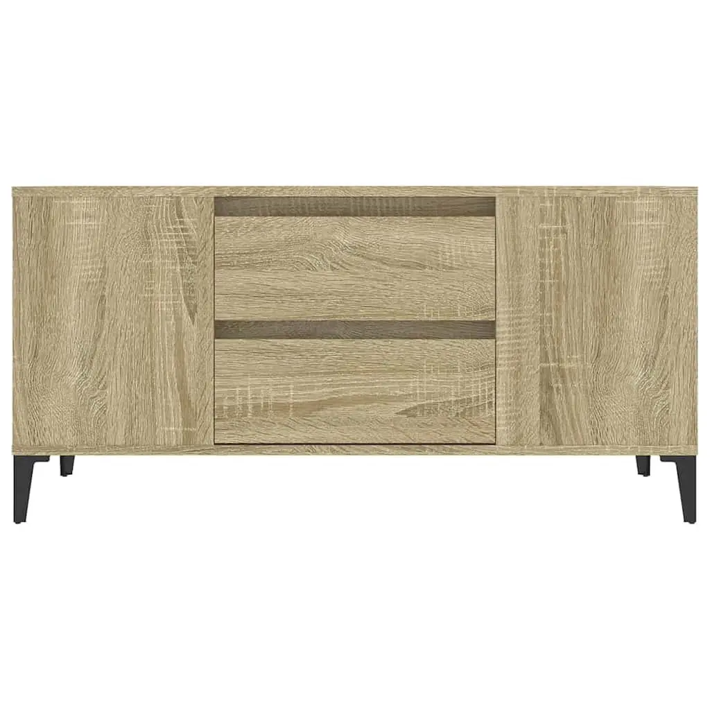 Engineered Wood TV Cabinet in Sonoma Oak Brown